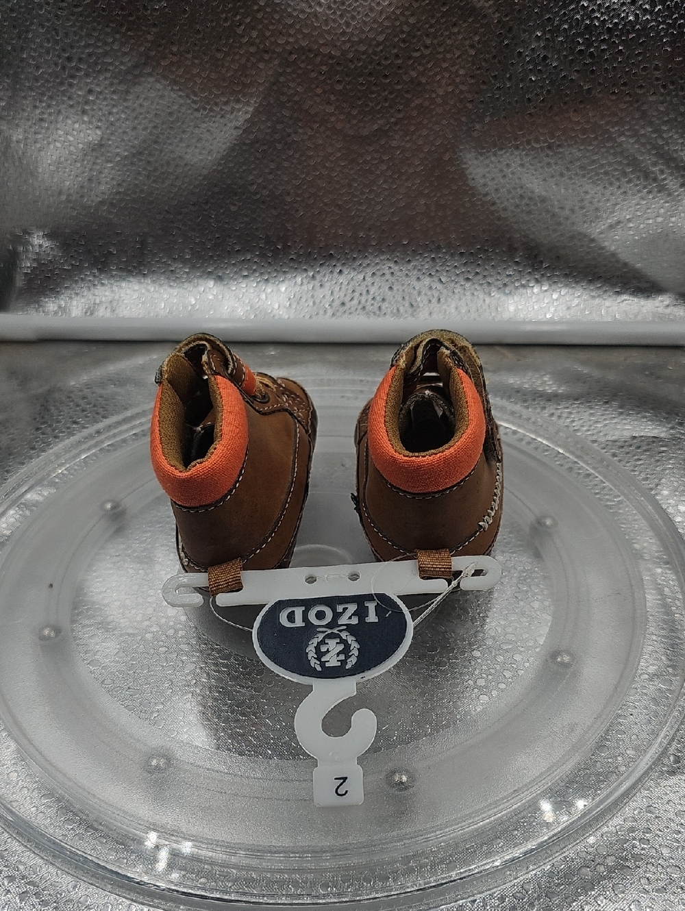 Tan And Brown Izod Shoes Size 2 - Picture 3 of 9